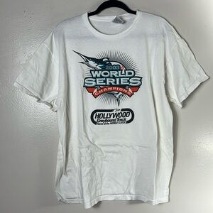 Fruit of the Loom World Series 2003 FL Marlins White vintage Tee Shirt Men’s XL
